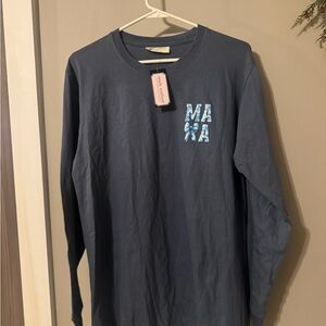 Simply Southern Navy Mama Long Sleeve Tee